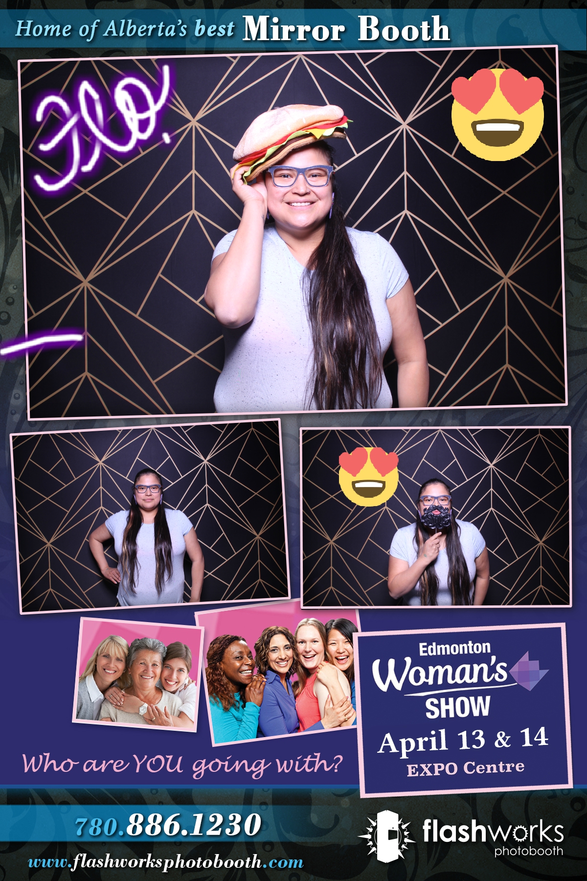 Spring Edmonton Woman's Show 2019 | View more photos from the event at gallery.flashworksphotobooth.com/u/FlashworksPhotoboothInc/Spring-Edmonton-Womans-Show-2019
